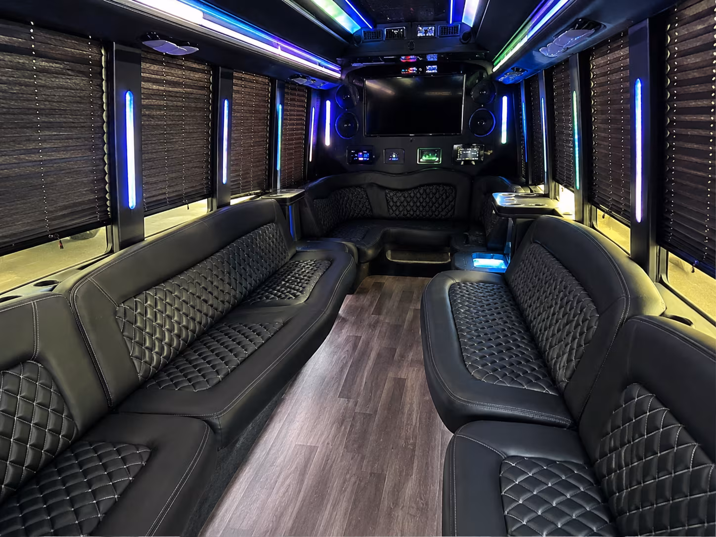 15 Passenger Party Bus Inside
