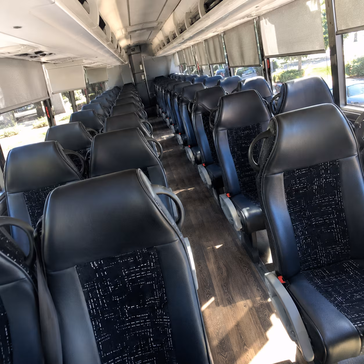 40-56 Passenger Charter Bus Inside