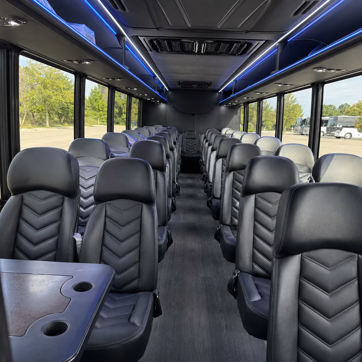 Newport News Airport Shuttle & Transportation onboard seating