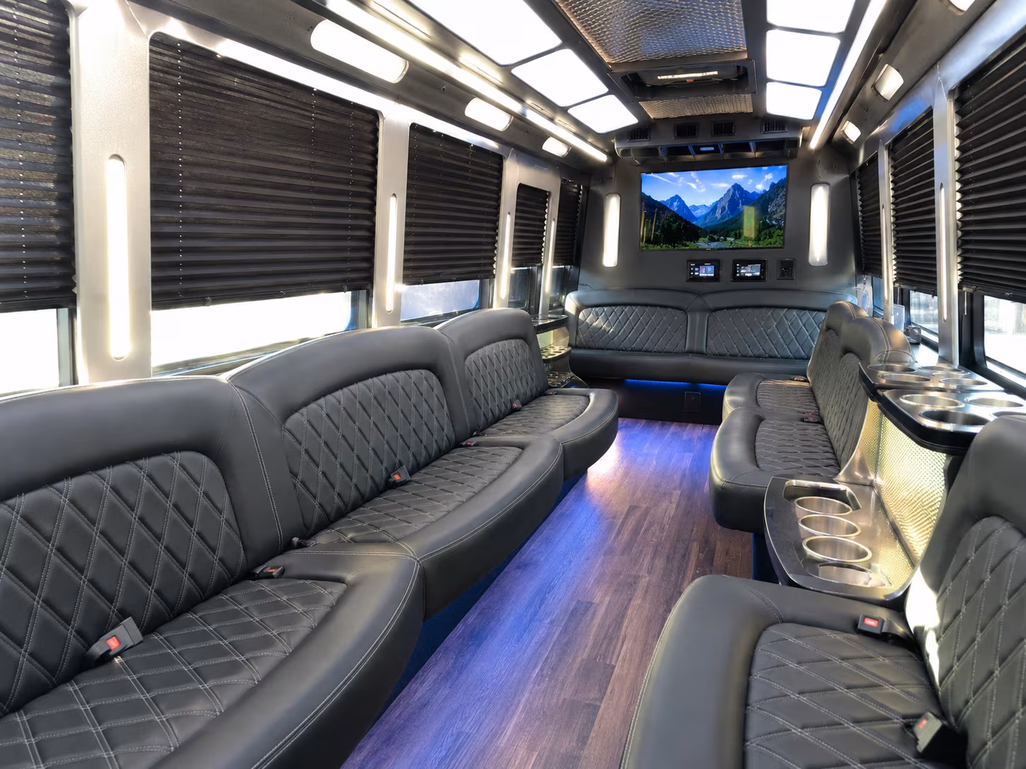 Newport News Bachelor & Bachelorette Transportation party bus exterior
