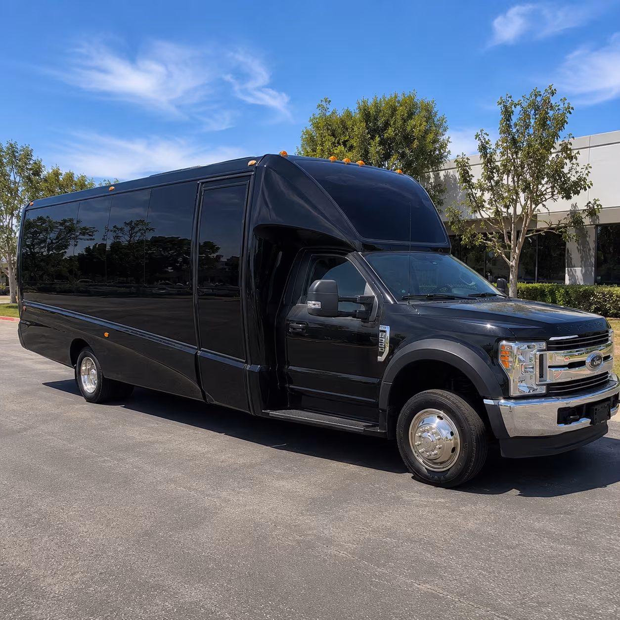 Newport News Private Event Transportation party bus exterior
