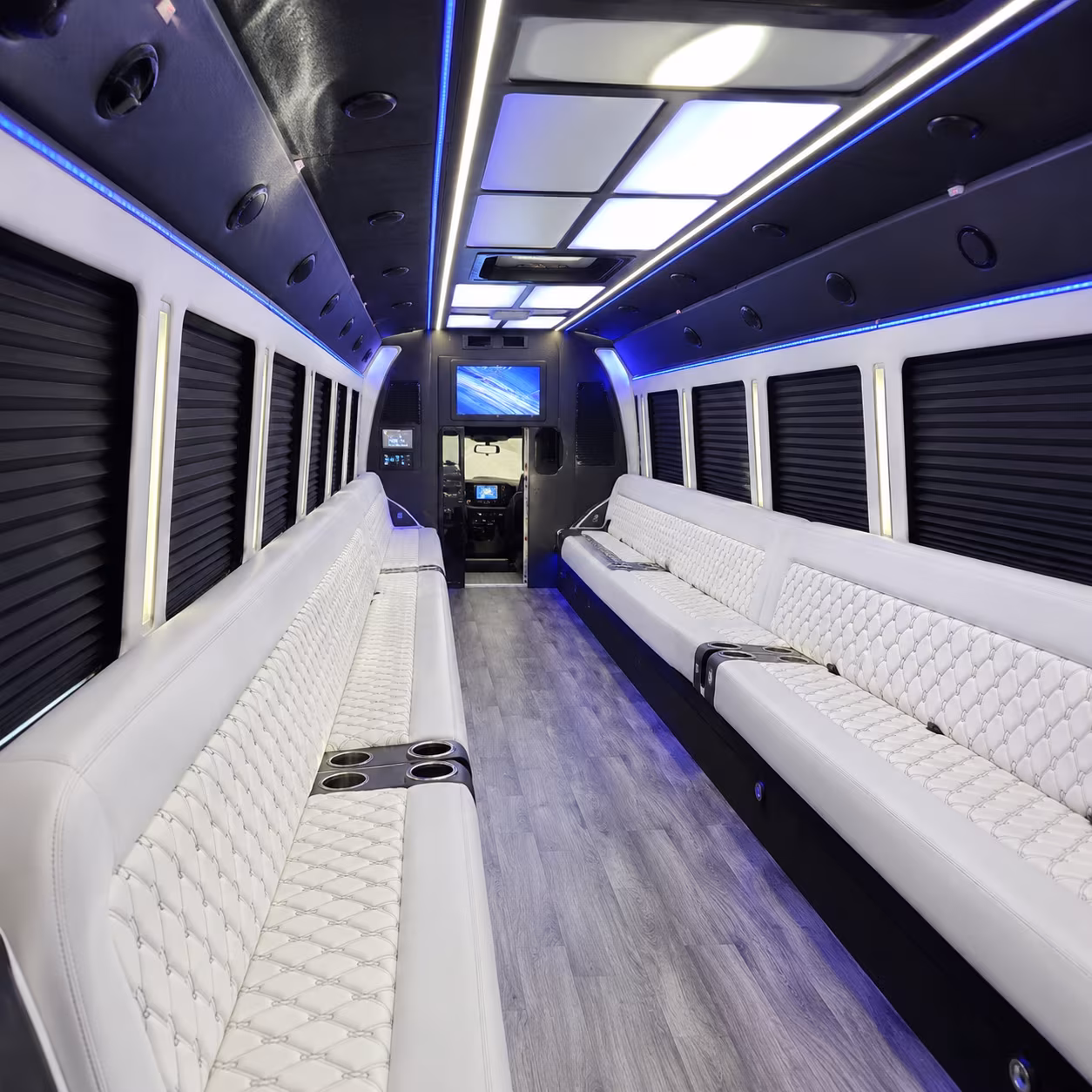 Newport News Prom & Homecoming Transportation party bus exterior