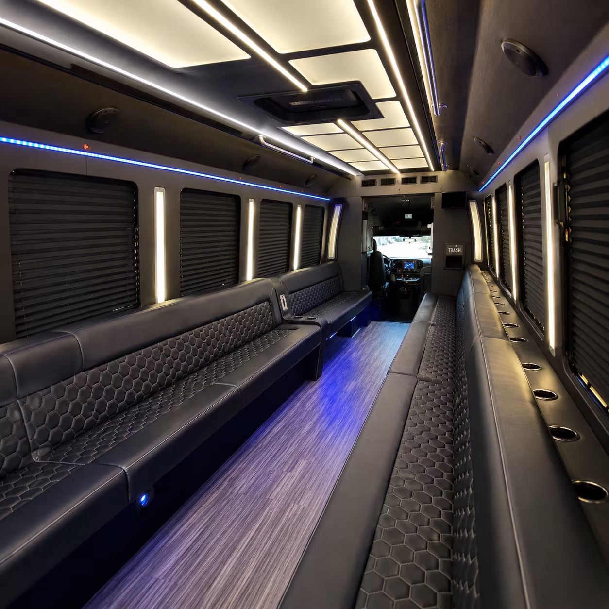 Newport News Prom & Homecoming Transportation party bus exterior
