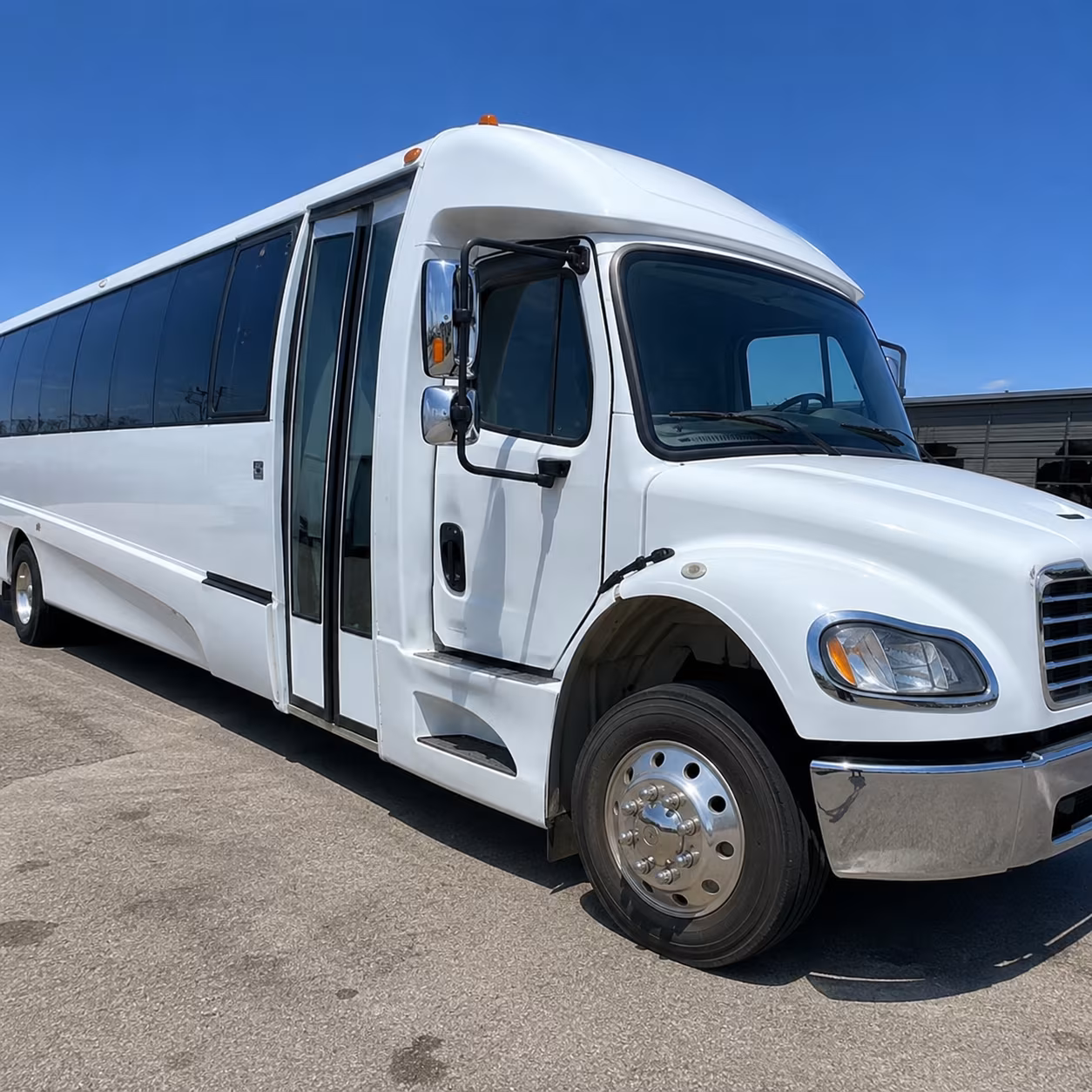 Newport News School Event Transportation party bus exterior
