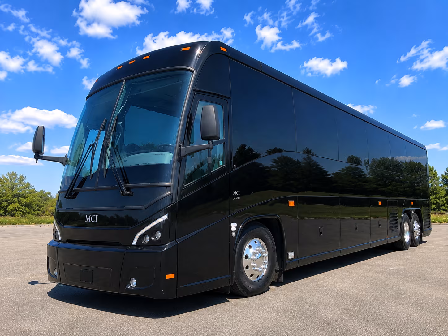 Newport News School Event Transportation party bus exterior