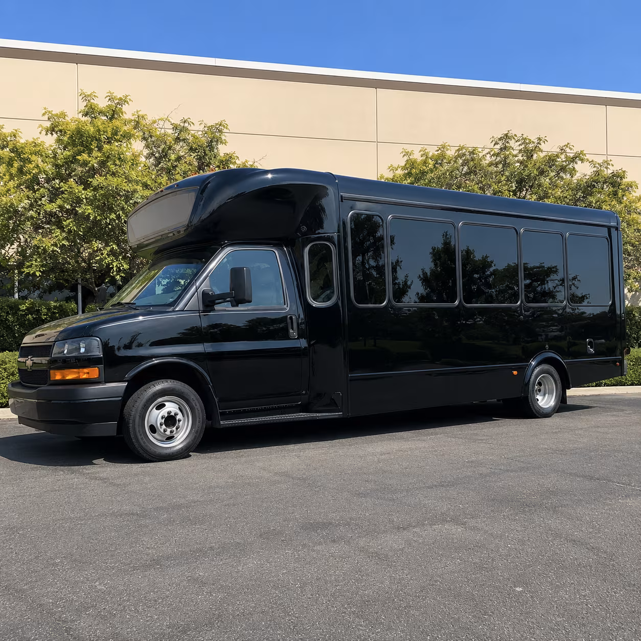 Newport News Sporting Event Transportation party bus exterior