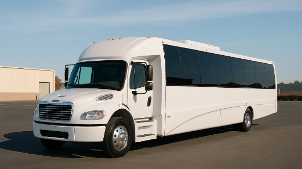 Exterior of Charter Bus Company Reston's 30 Passenger Party Bus in Reston
