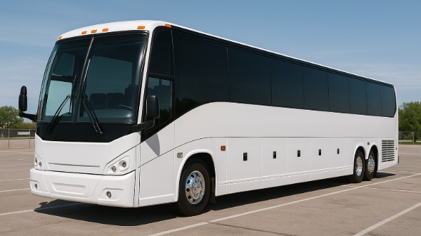 Exterior of Charter Bus Company Newport News's 40 Passenger Charter Bus in Newport News