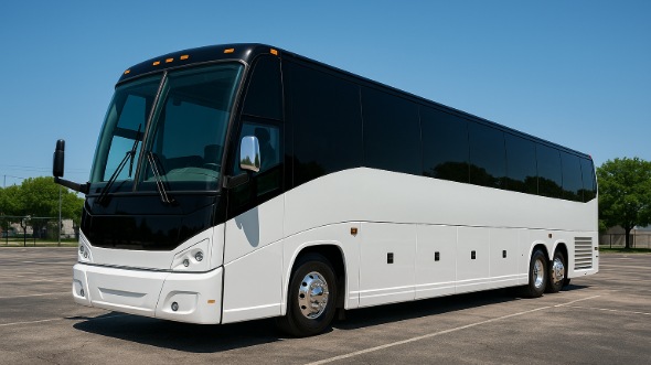 Exterior of Charter Bus Company Reston's 40 Passenger Party Bus in Reston