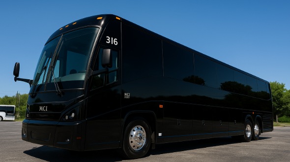Exterior of Newport News Party Bus Company's 50 Passenger Party Bus in Newport News