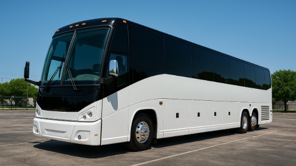 Exterior of Charter Bus Company Portsmouth's 50 Passenger Party Bus in Portsmouth