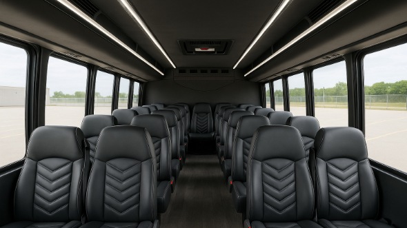 25 passenger minibus interior